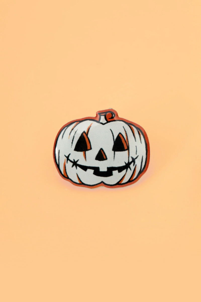 Skelli Pumpkin Pin