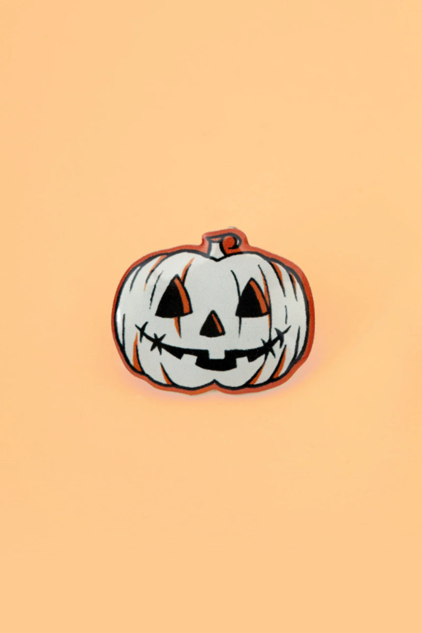 Skelli Pumpkin Pin