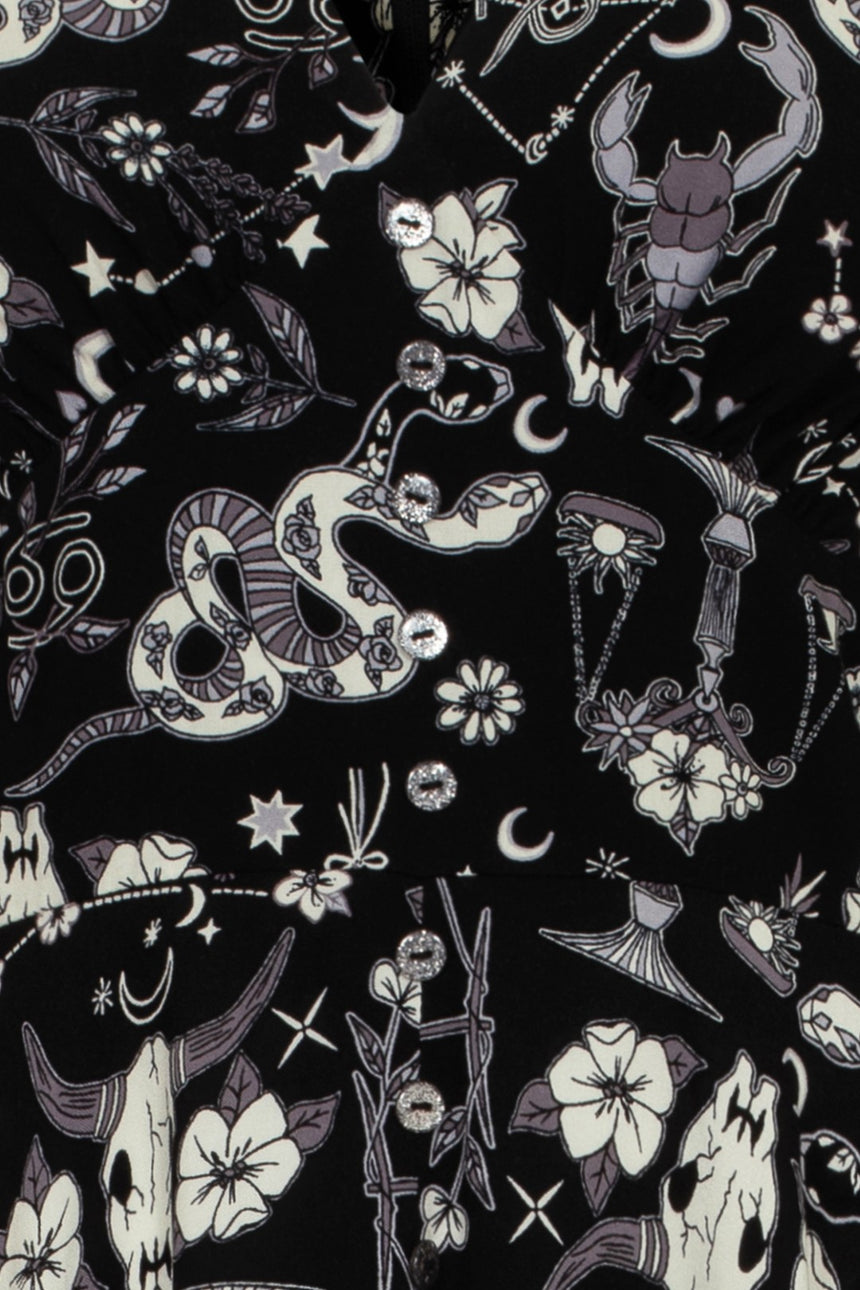 Star Sign Midi Dress