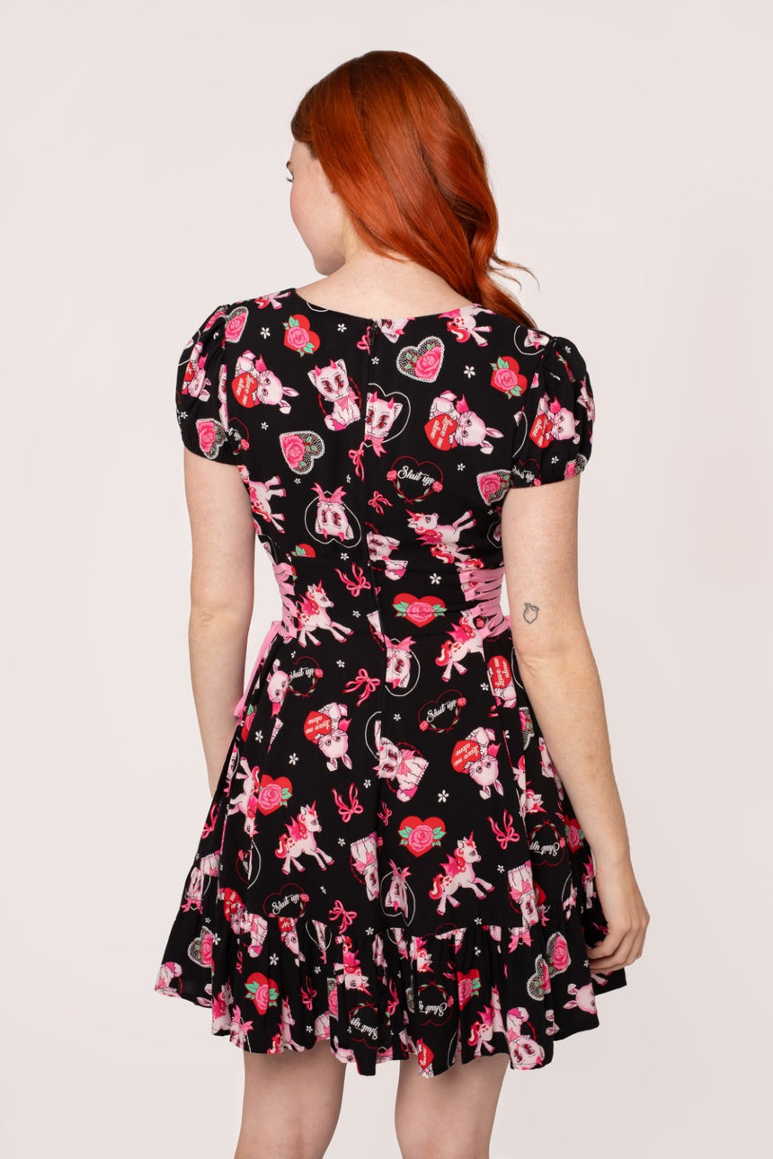 Ich stehe nicht auf dich Minikleid