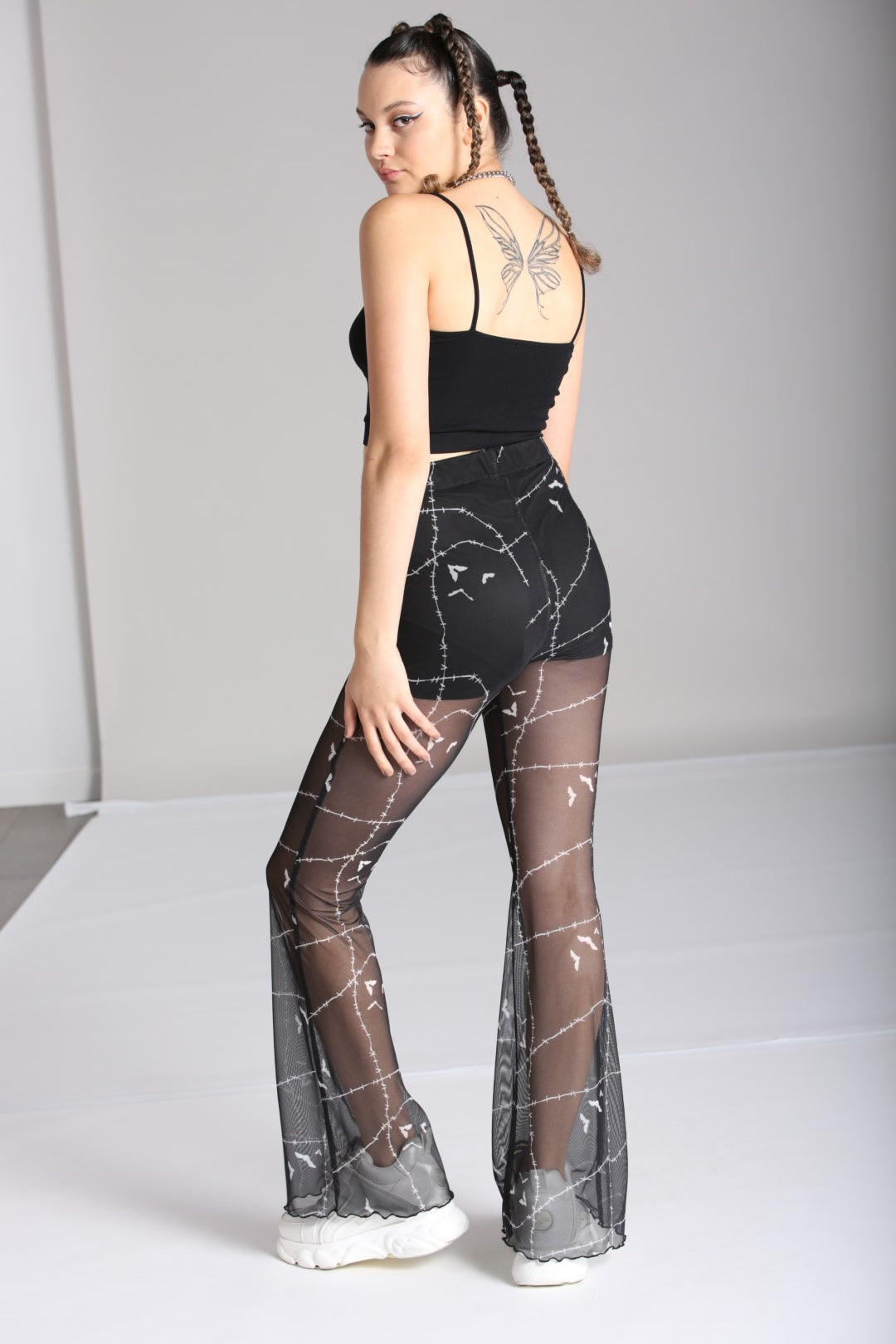 Stitches Mesh Trousers