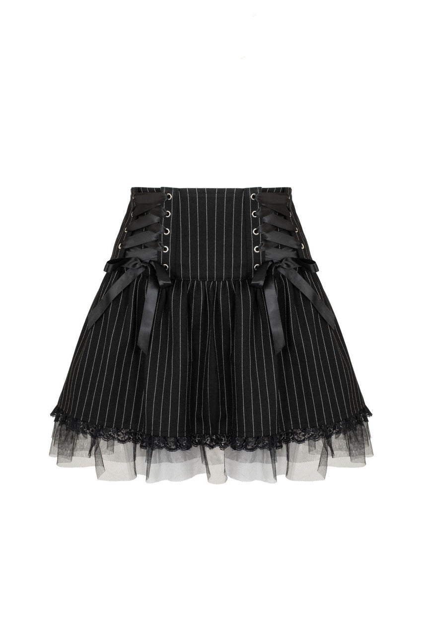 Quinzel C Pinstripe Skirt