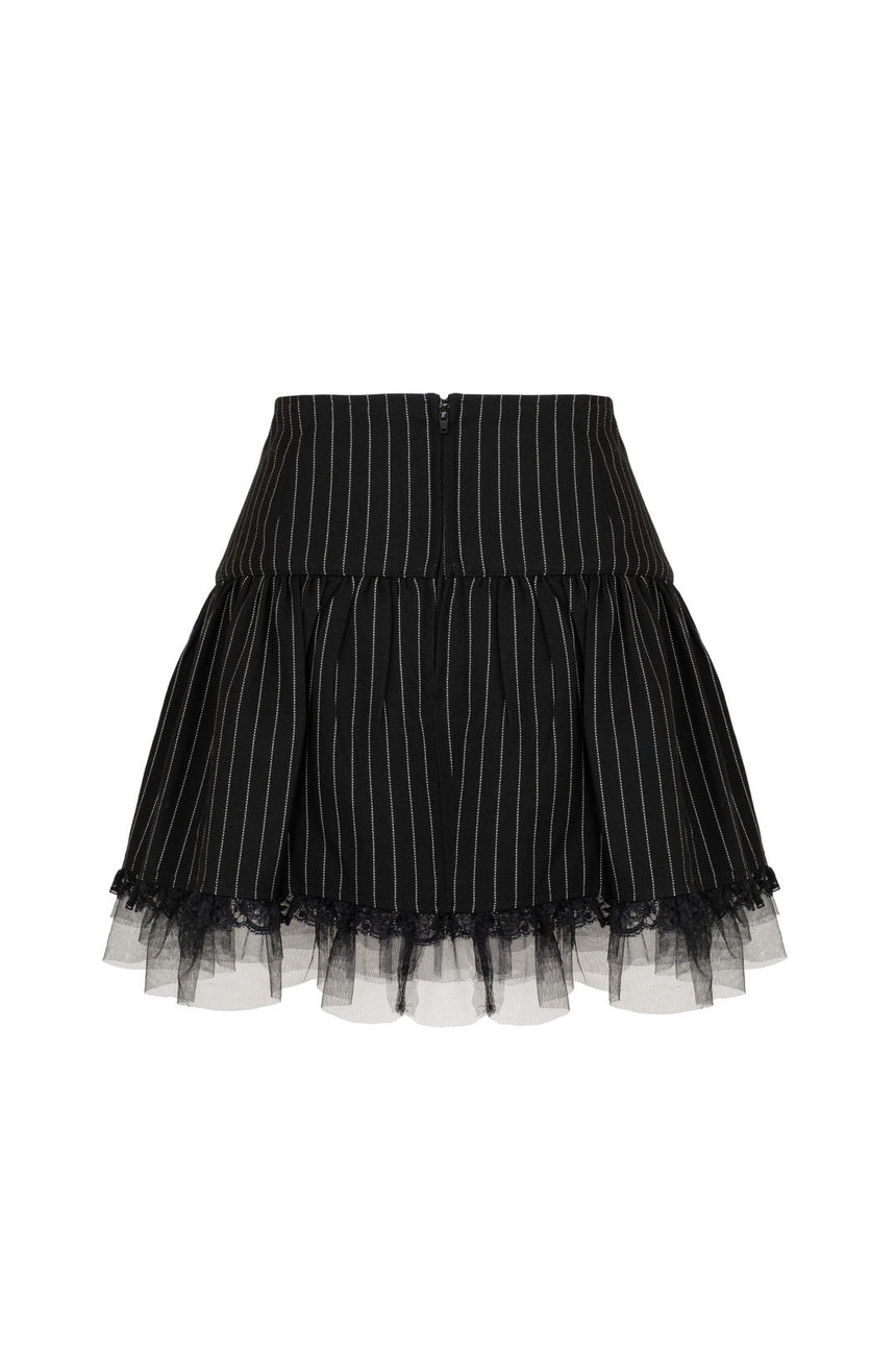 Quinzel C Pinstripe Skirt