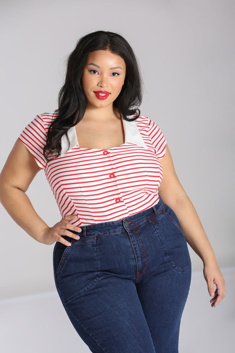 Ahoy Bluse