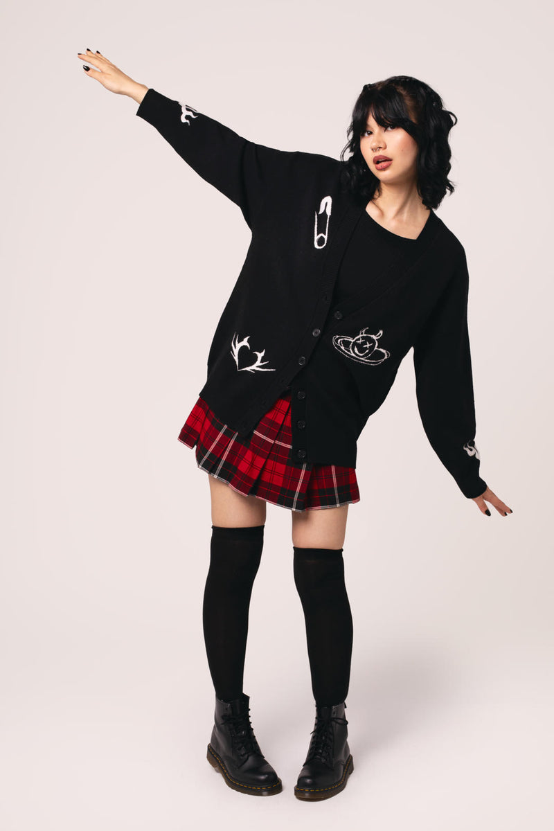 Rare Hell Bunny Casket Cardigan - S main image 1