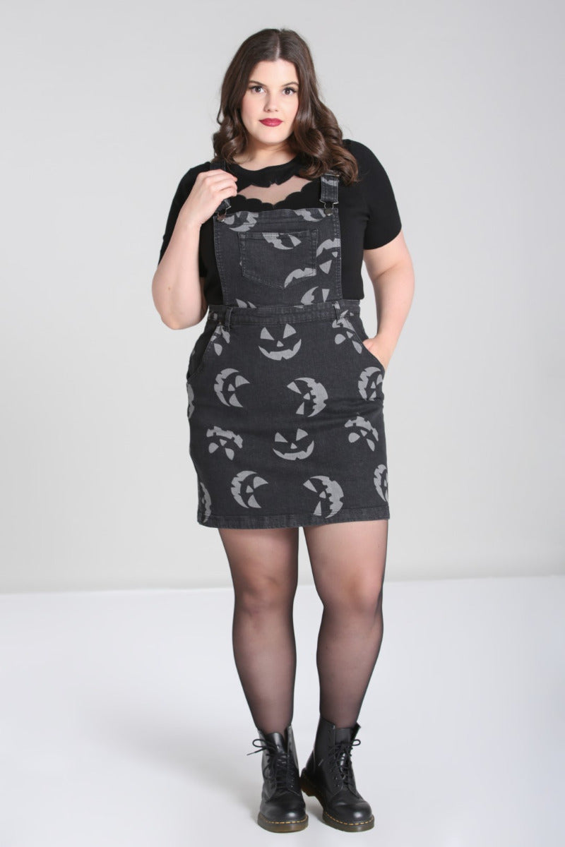 Jack-O-Lantern Latzkleid