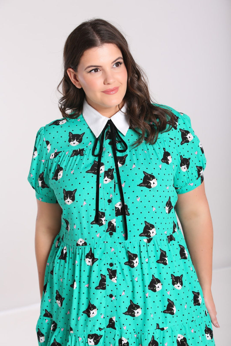 Minikleid „Liebe Katzen“