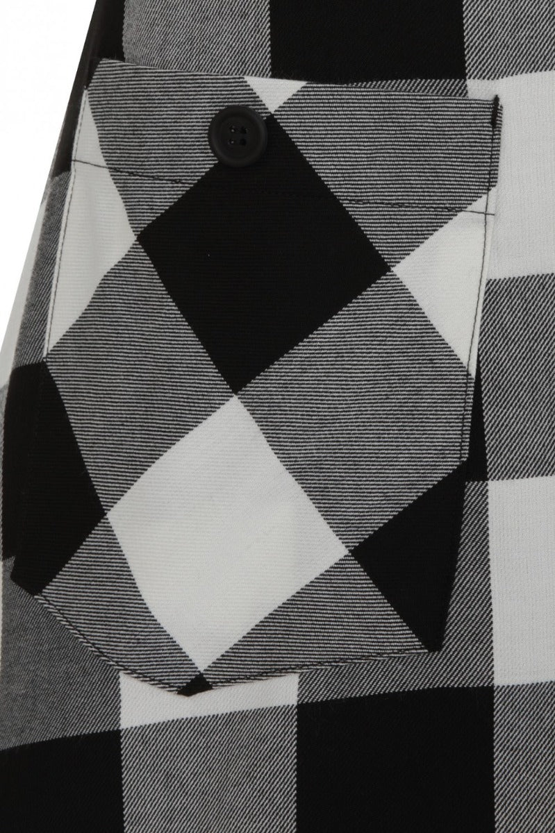 Teen Spirit Halflange Rok Zwart-Wit