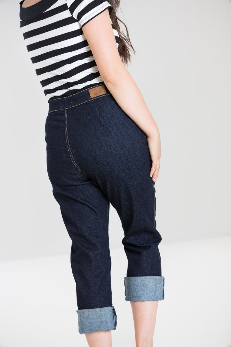 Charlie Denim Caprihosen