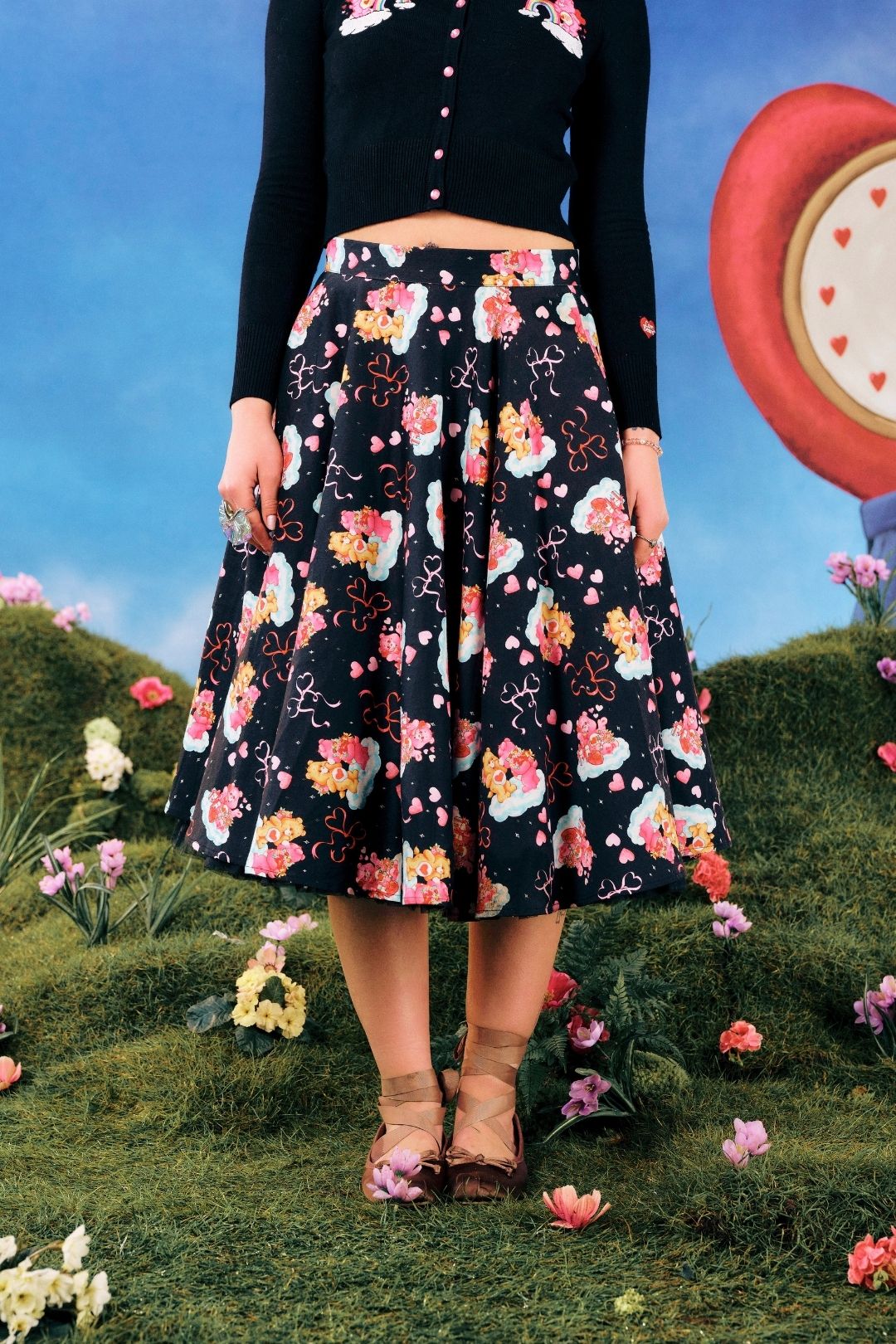 2way dot bloom skirt sheller♡ Tenderheart Skirt – Hell Bunny