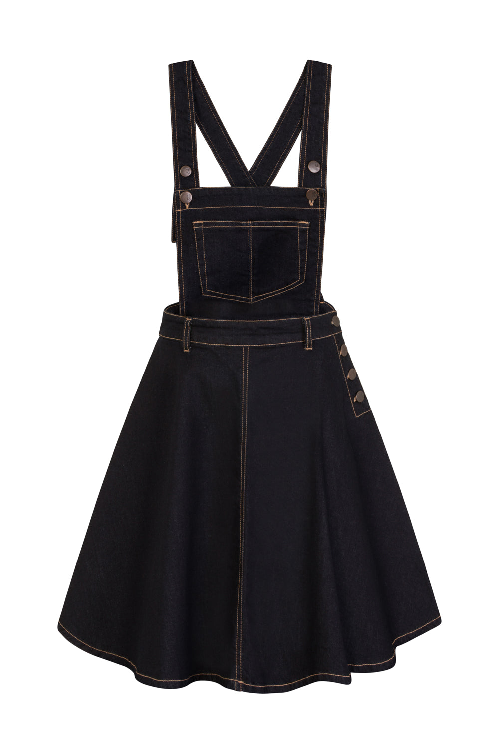 Dakota Pinafore Dress Hell Bunny Dakota Pinafore Dress Hell Bunny
