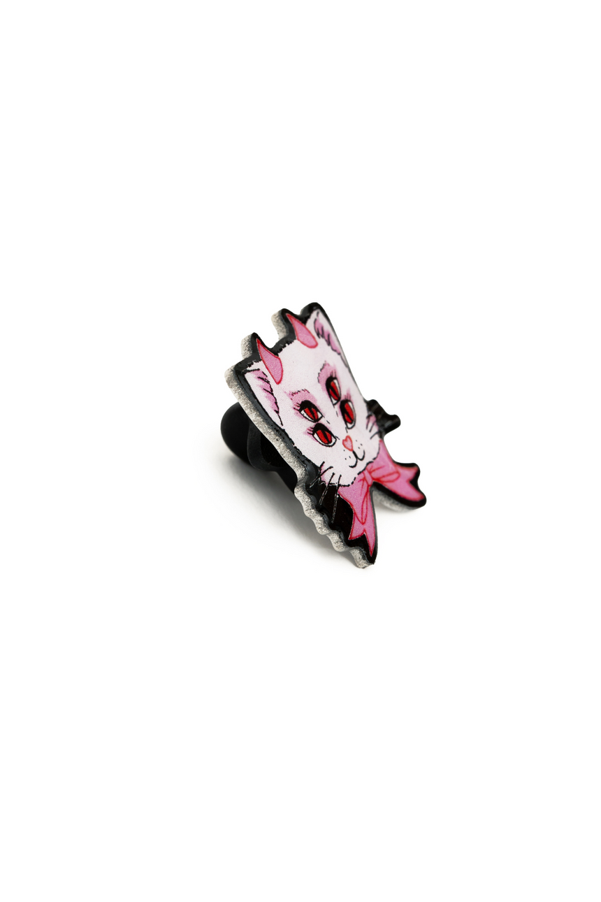 4 Eyed Kitty Pin