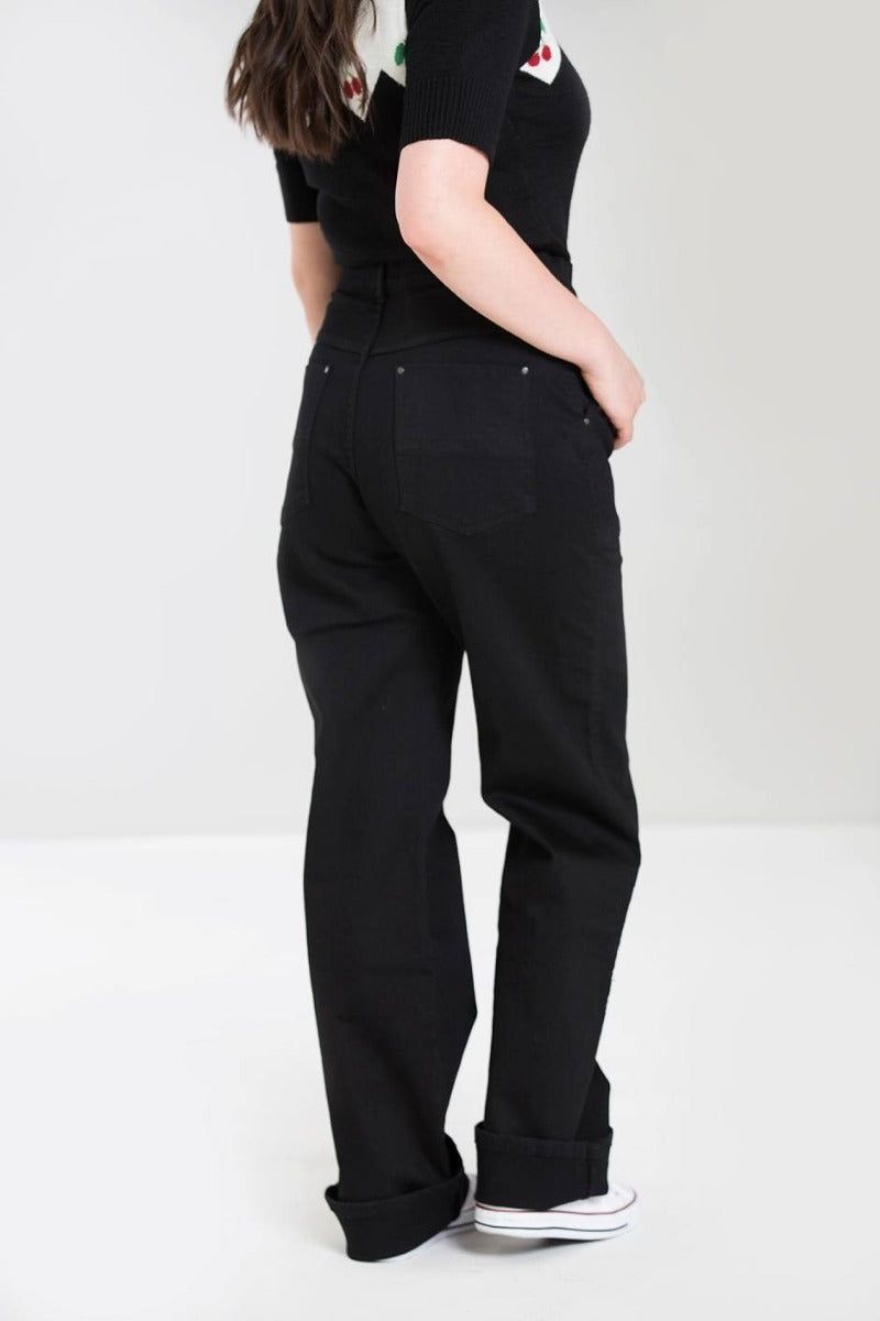 Black Weston Denim Trousers – Hell Bunny