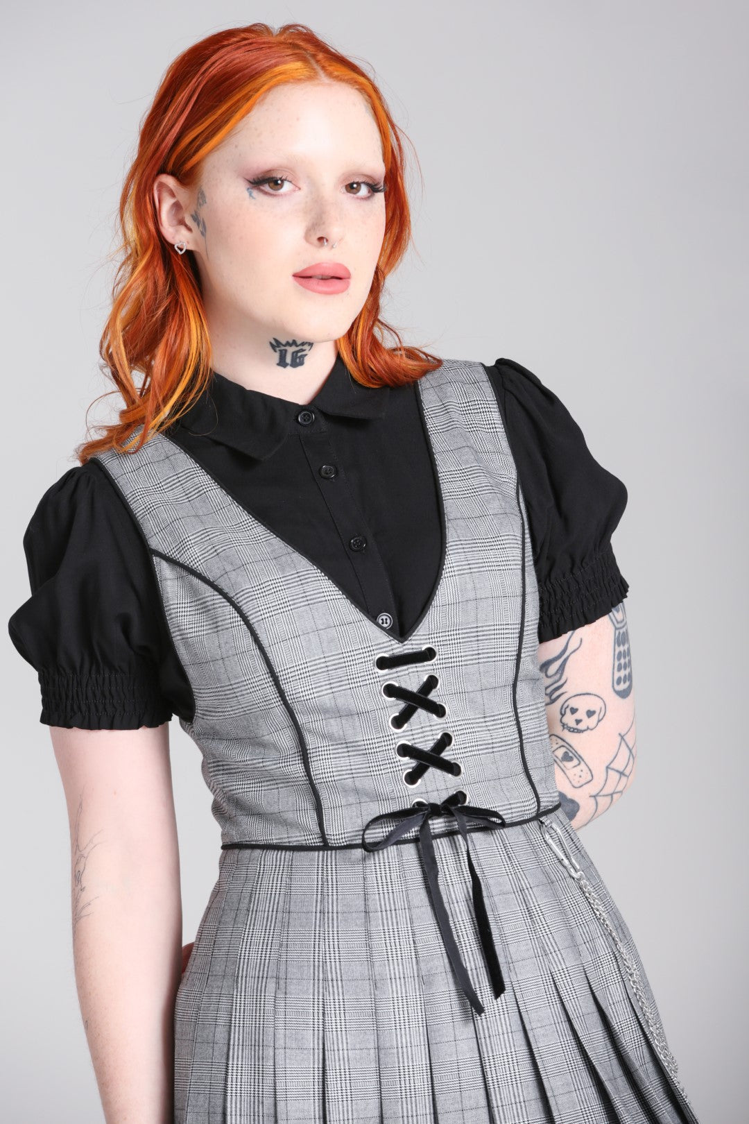 Mina Pinafore Dress