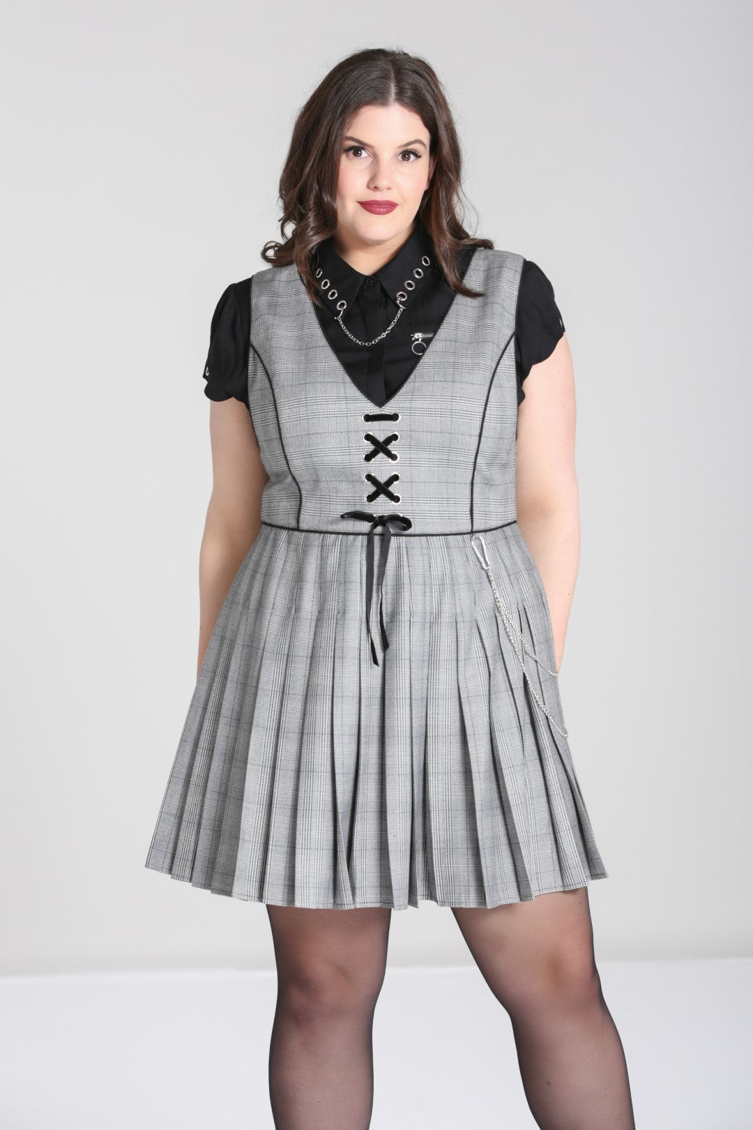 Mina Pinafore Dress