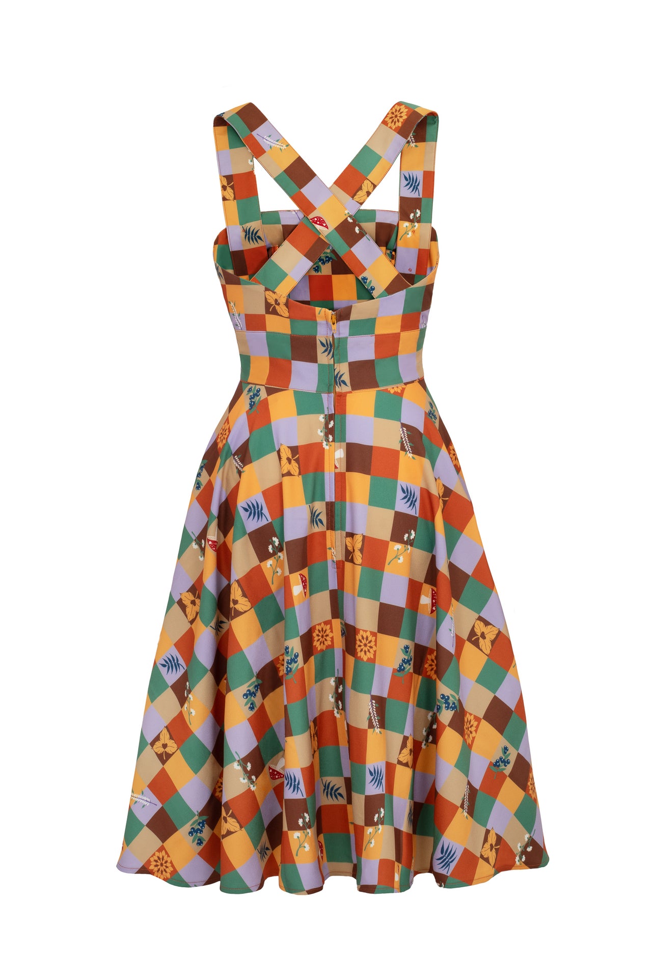 Hawthorn Pinafore Dress Hell Bunny