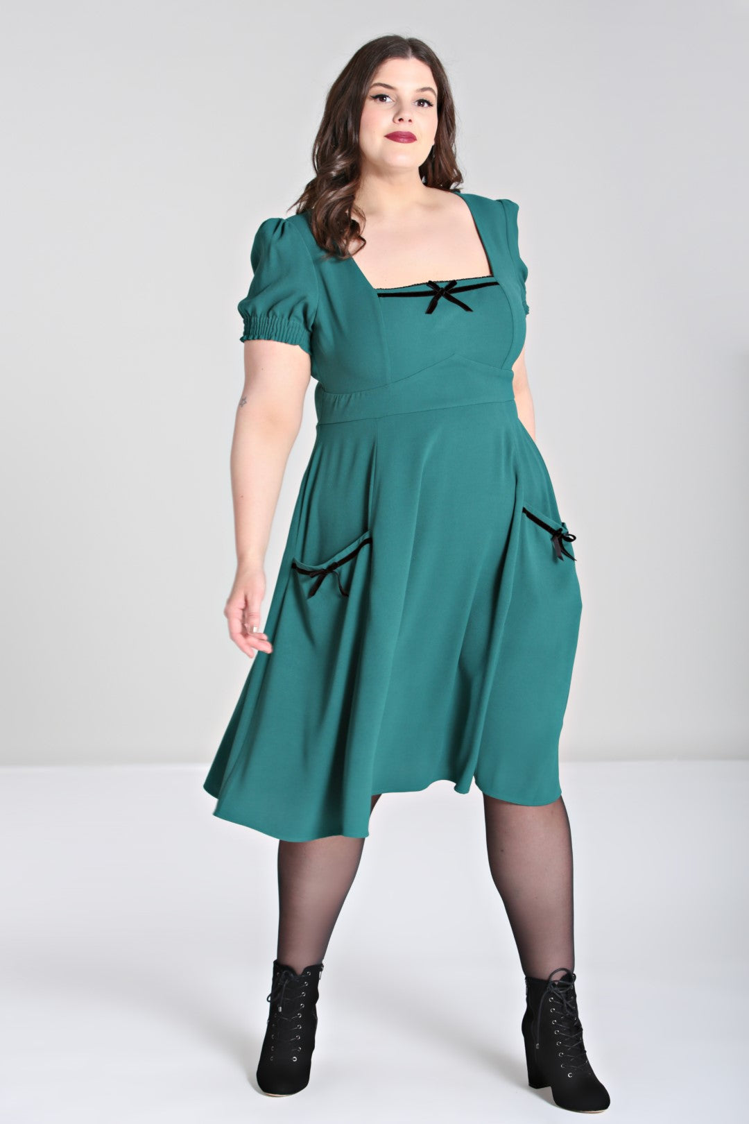 slim fit dress slacks Aubrey Dress – Hell Bunny
