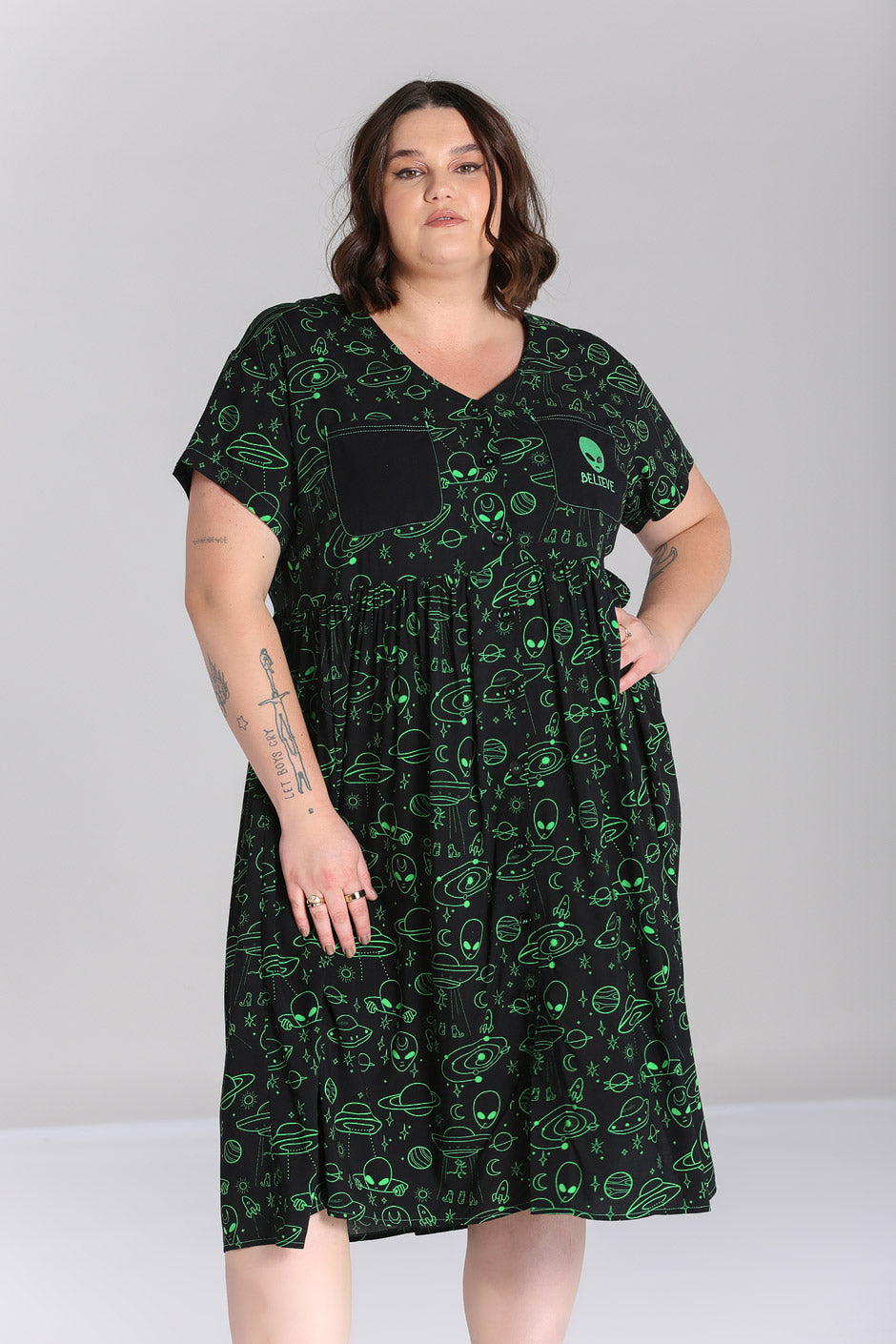 Mulder Dress – Hell Bunny