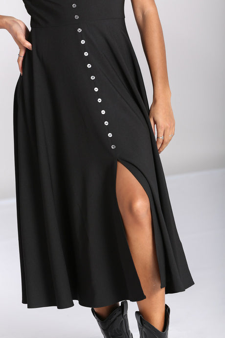 Hell Bunny Columbina Dress in Black - M left only - Retro Glam Hell Bunny Columbina Dress in Black - M left only - Retro Glam