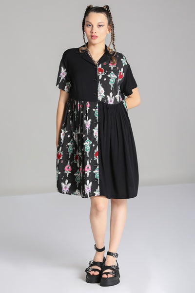 Cersei Knee Dress – Hell Bunny