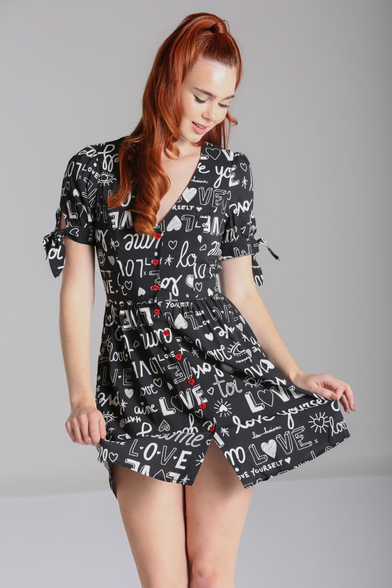 Love Yourself Minikleid