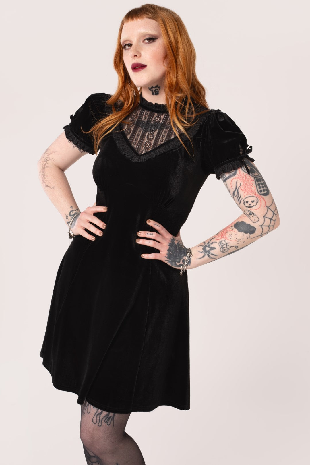 mourning black dress Haunted Beauty Victorian Dress in Black La Femme En Noir