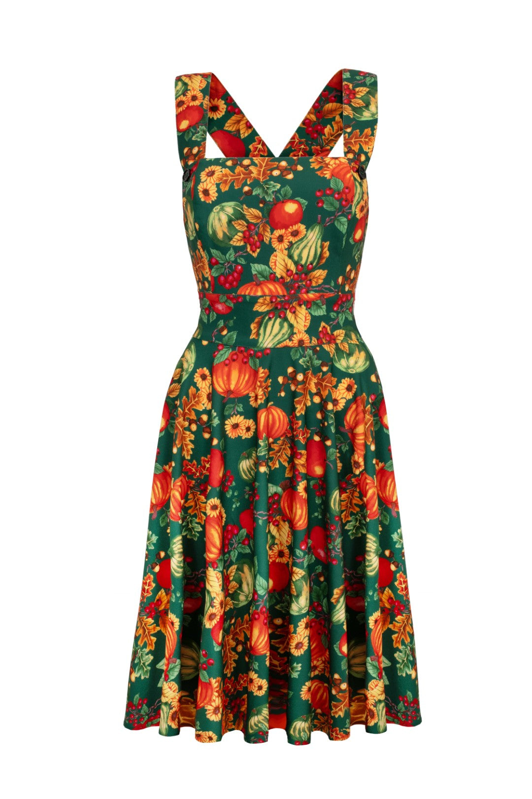 Herbstliches Schürzenkleid