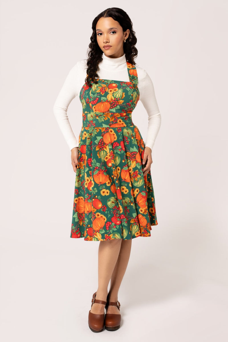 Herbstliches Schürzenkleid