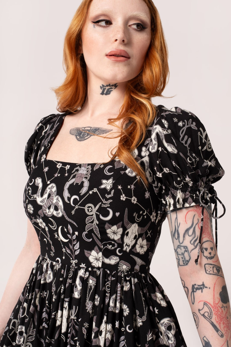 Star Sign Print MAXI DRESS main image 1