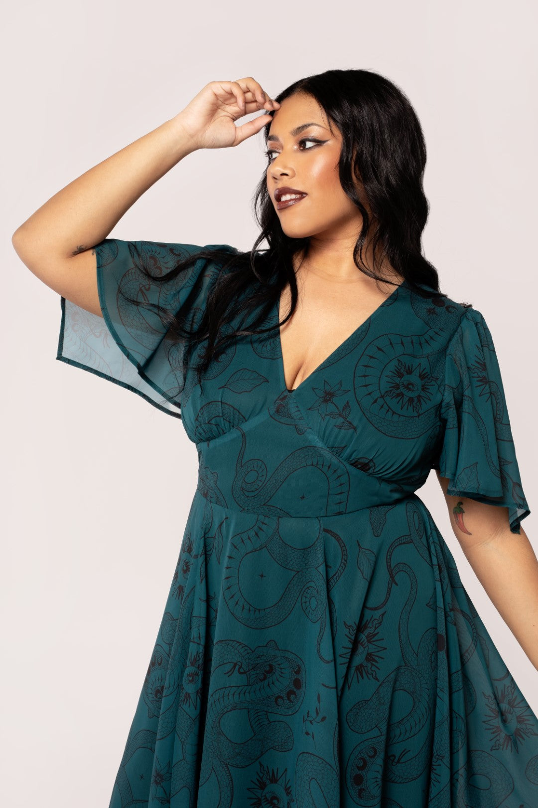 hell bunny green dress Aubrey Dress Hell Bunny