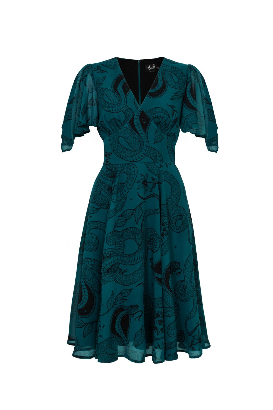 Venom Midi Dress – Hell Bunny