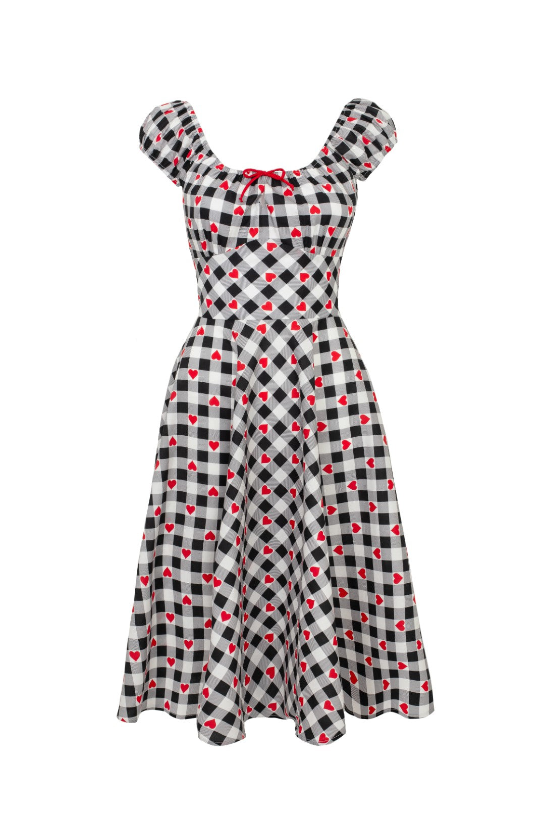 Hell Bunny Titania 50s Swing Dress Black