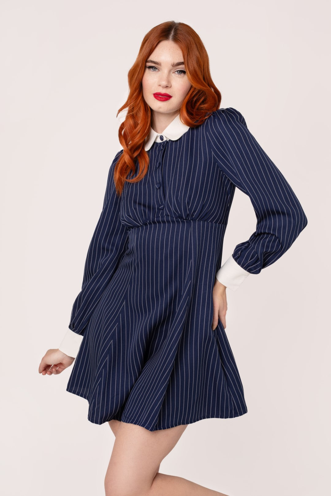 princess polly baby blue dress Costello Mini Dress – Hell Bunny
