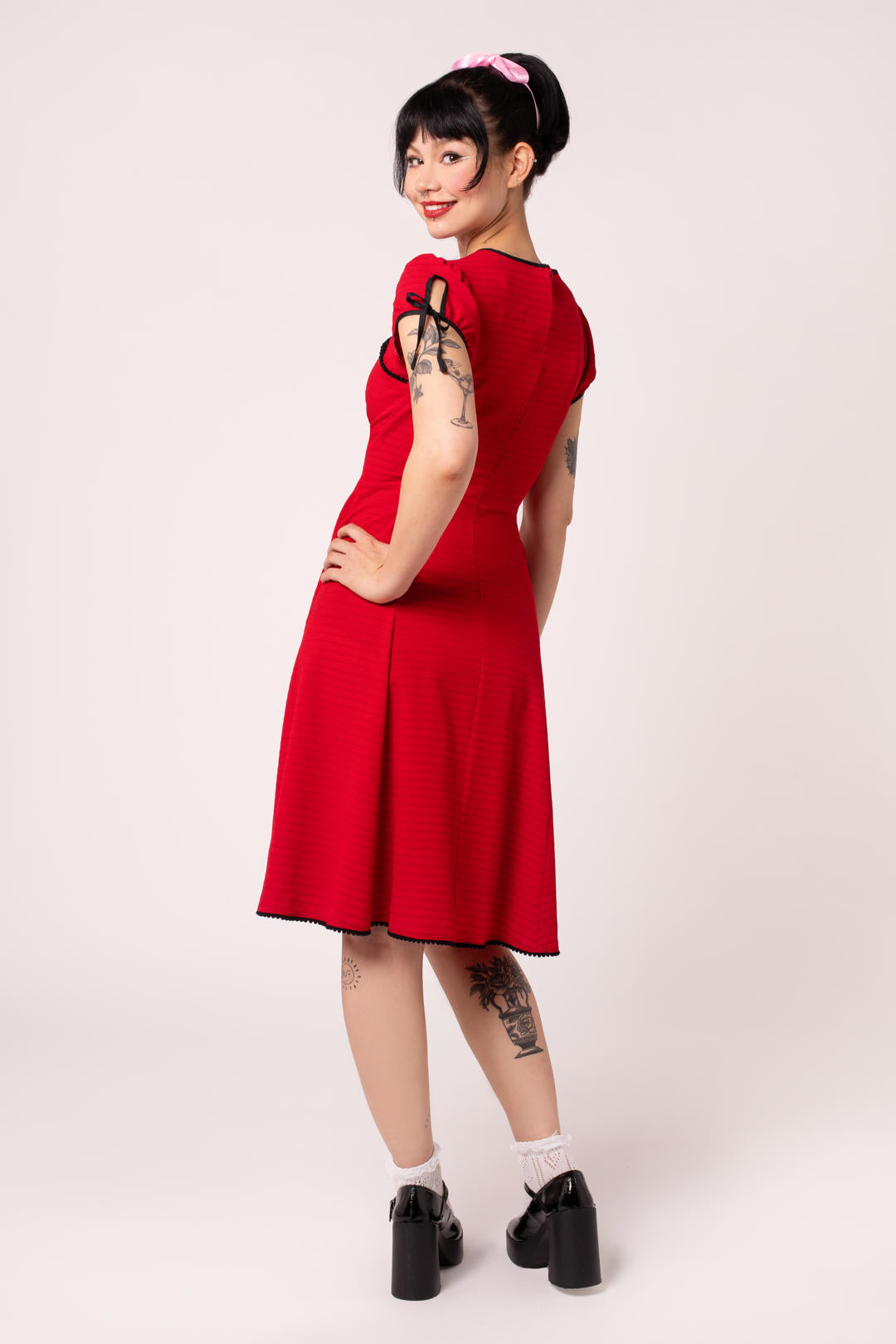 bunny red dress Hunny Bunny Mini Dress Raspberry