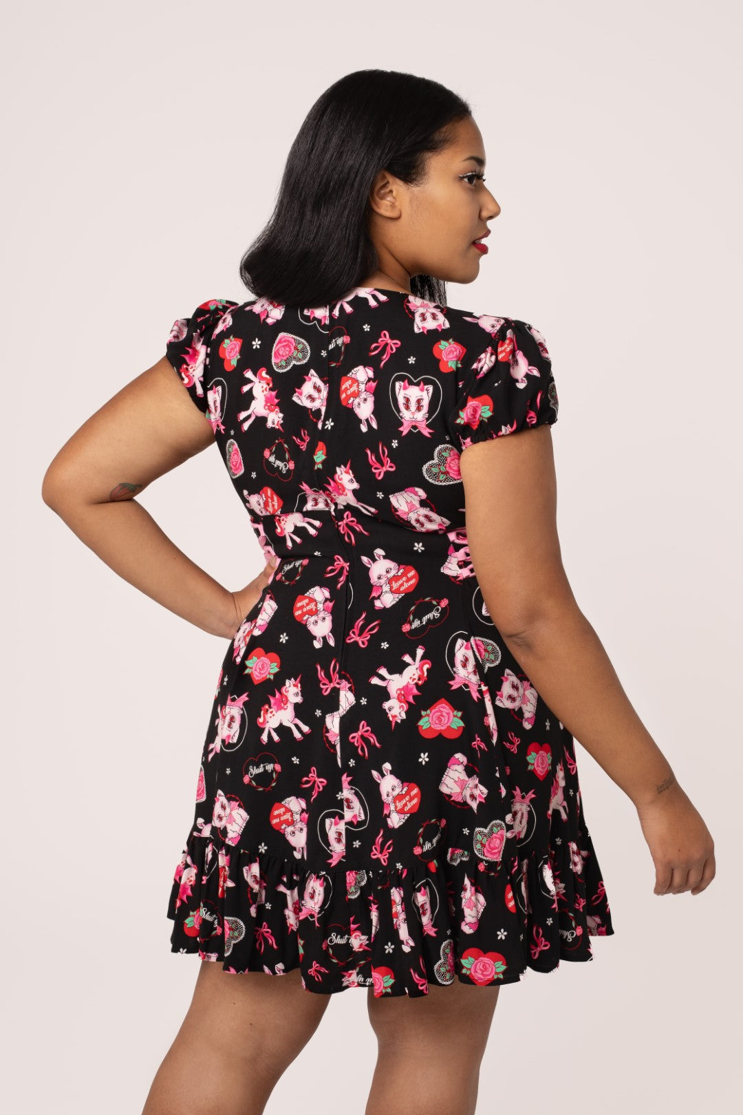 Ich stehe nicht auf dich Minikleid