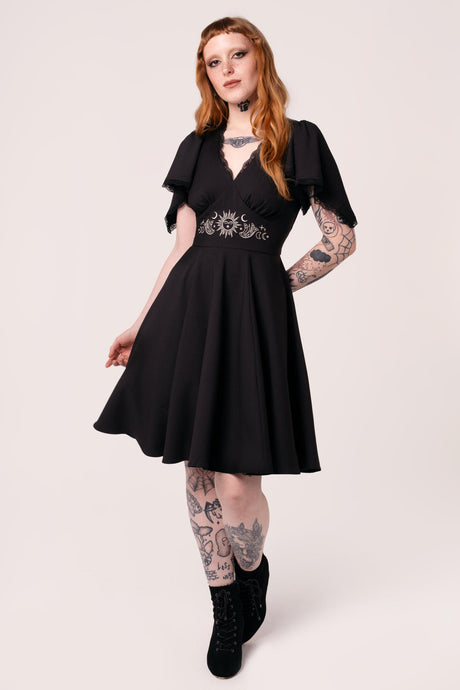 Knee Length Dresses - Tea Dresses - Hell Bunny Knee Length Dresses - Tea Dresses - Hell Bunny