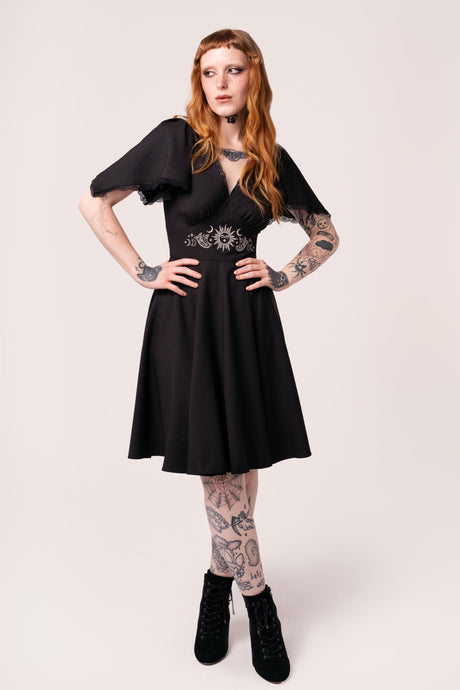 Knee Length Dresses - Tea Dresses - Hell Bunny Knee Length Dresses - Tea Dresses - Hell Bunny