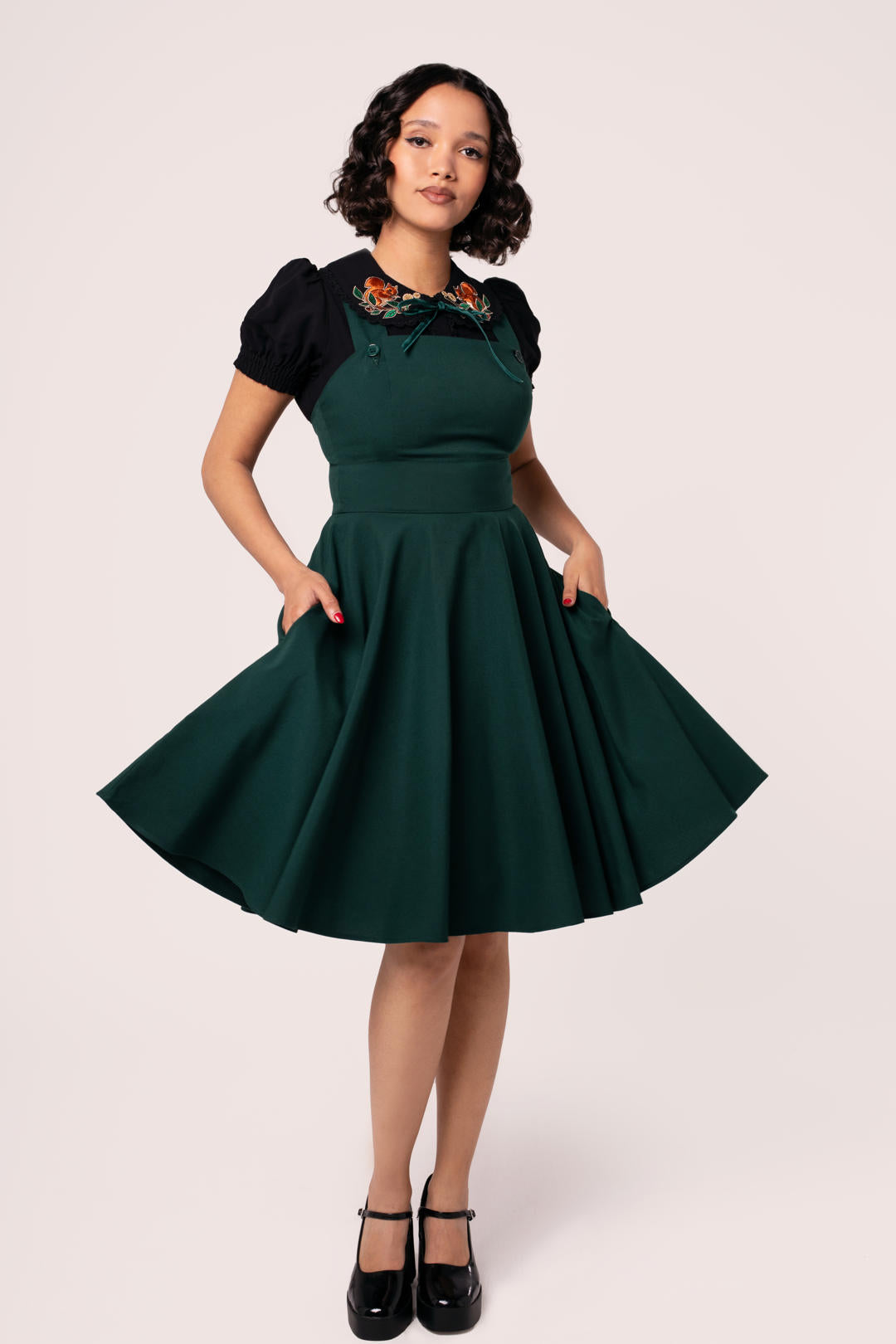 ワンピース Apolina Bessie Pinafore Cazan Stripe Apolina - the LITTLE STANDARD