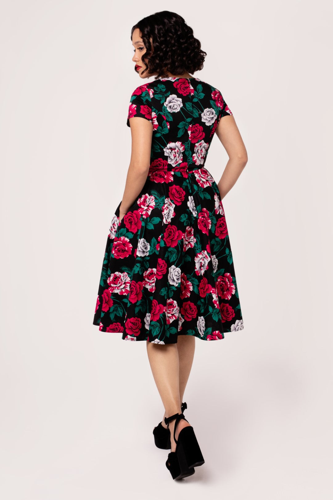 Paint Me Roses Dress – Hell Bunny