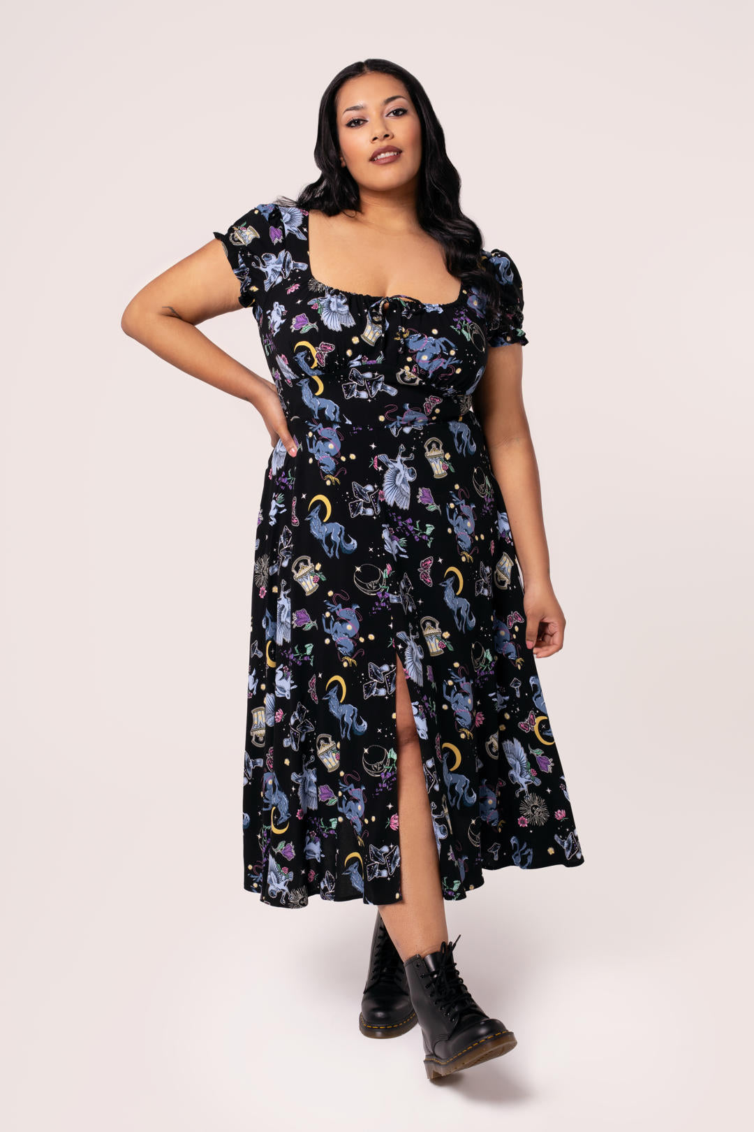 Moonlit Midi Dress – Hell Bunny
