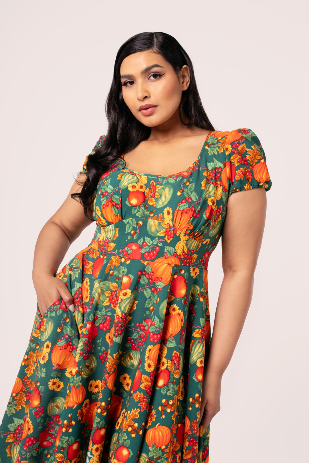 Pumpkin Patch Dress - Green / 4XL Pumpkin Patch Dress - Green / 4XL