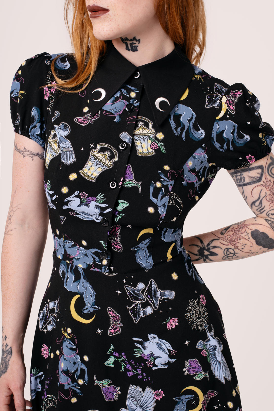 Moonlit Mini Dress – Hell Bunny