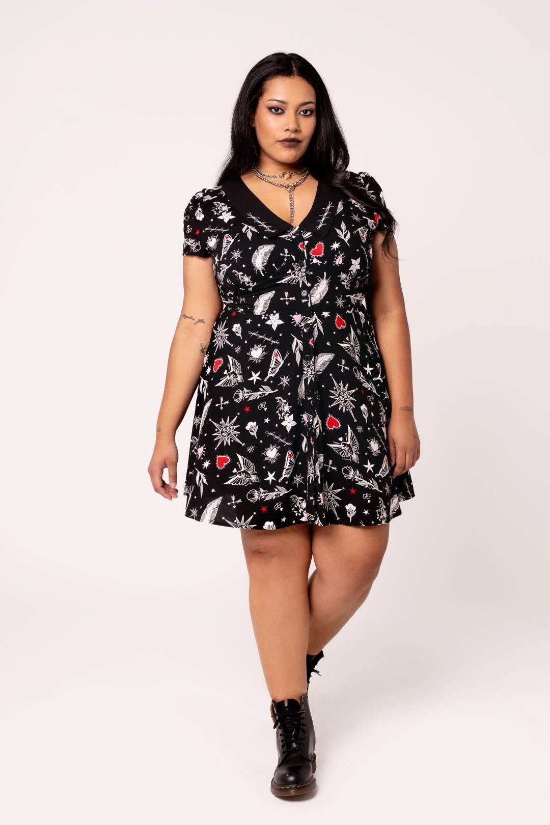Leah Mini Dress - Black / L Leah Mini Dress - Black / L