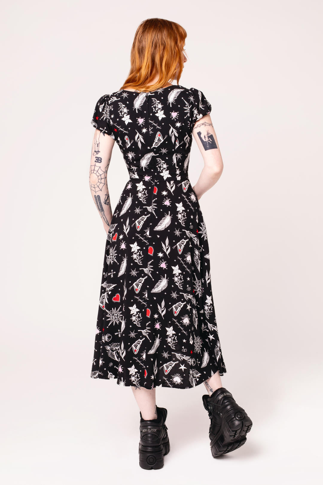 leah midi dress Leah Midi Dress pink multi / S