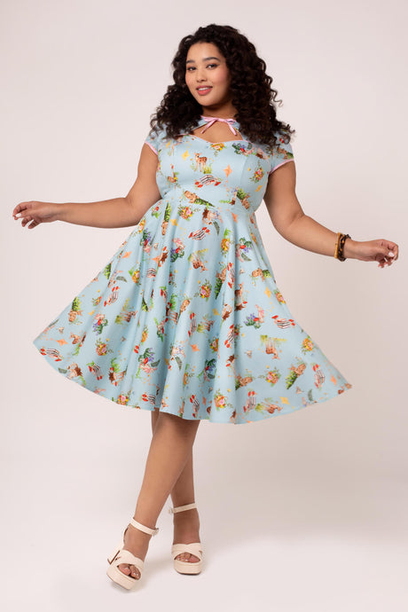 Vintage Midi Dresses, Floral Midi Dresses, Hell Bunny Vintage Midi Dresses, Floral Midi Dresses, Hell Bunny