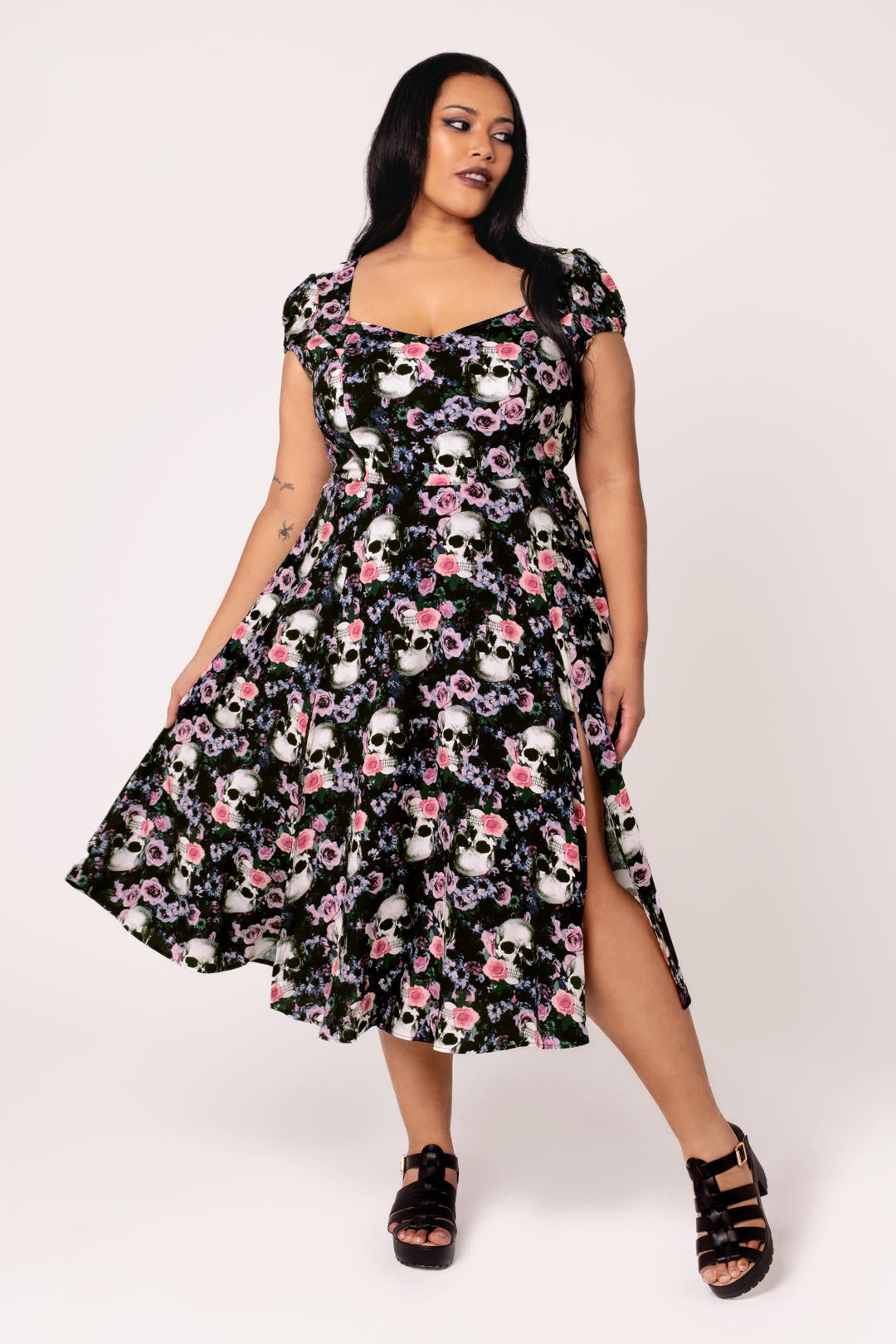 Dorian Midi Dress – Hell Bunny