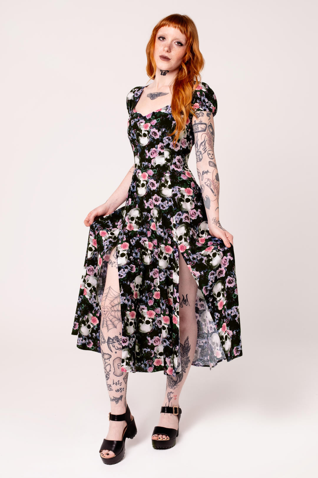 Dorian Midi Dress – Hell Bunny