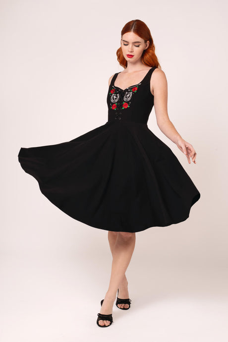Vintage Midi Dresses, Floral Midi Dresses, Hell Bunny Vintage Midi Dresses, Floral Midi Dresses, Hell Bunny