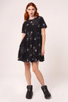Grungy Spider Mini Dress
