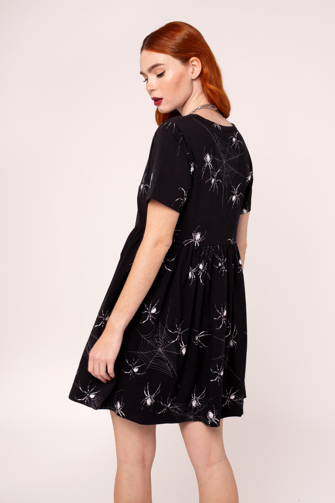 Grungy Spider Mini Dress